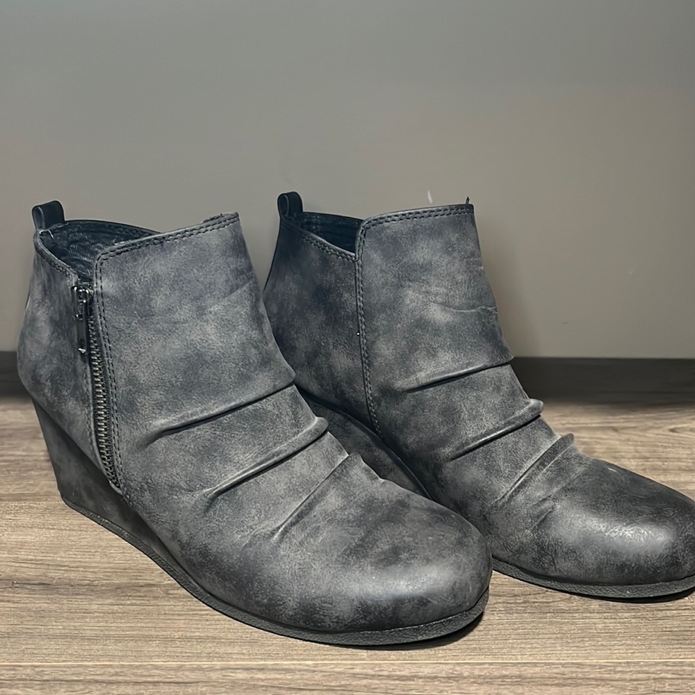 Maurices wedge bootie